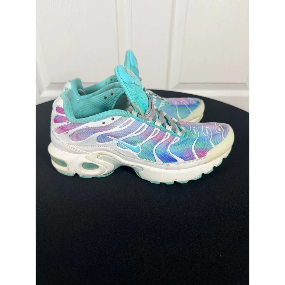 Nike Air Max Plus TN GS Teal Purple Pink Gradient BV1239-100 Kids Size 6.5Y